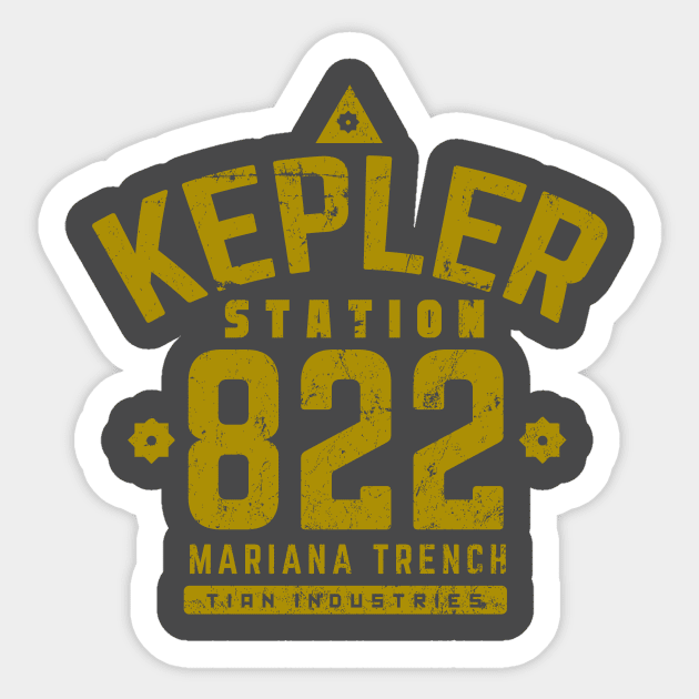 Kepler Station 822 Sticker by MindsparkCreative